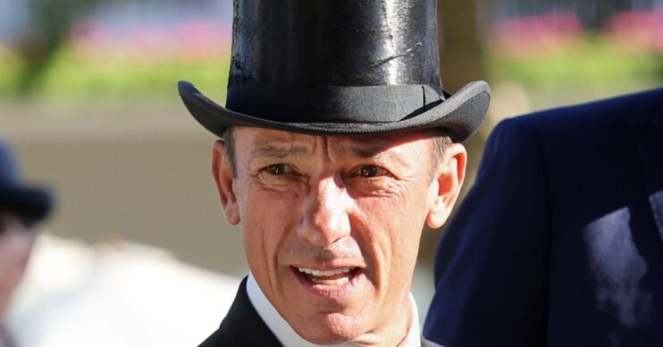 Frankie Dettori with a shocked expression