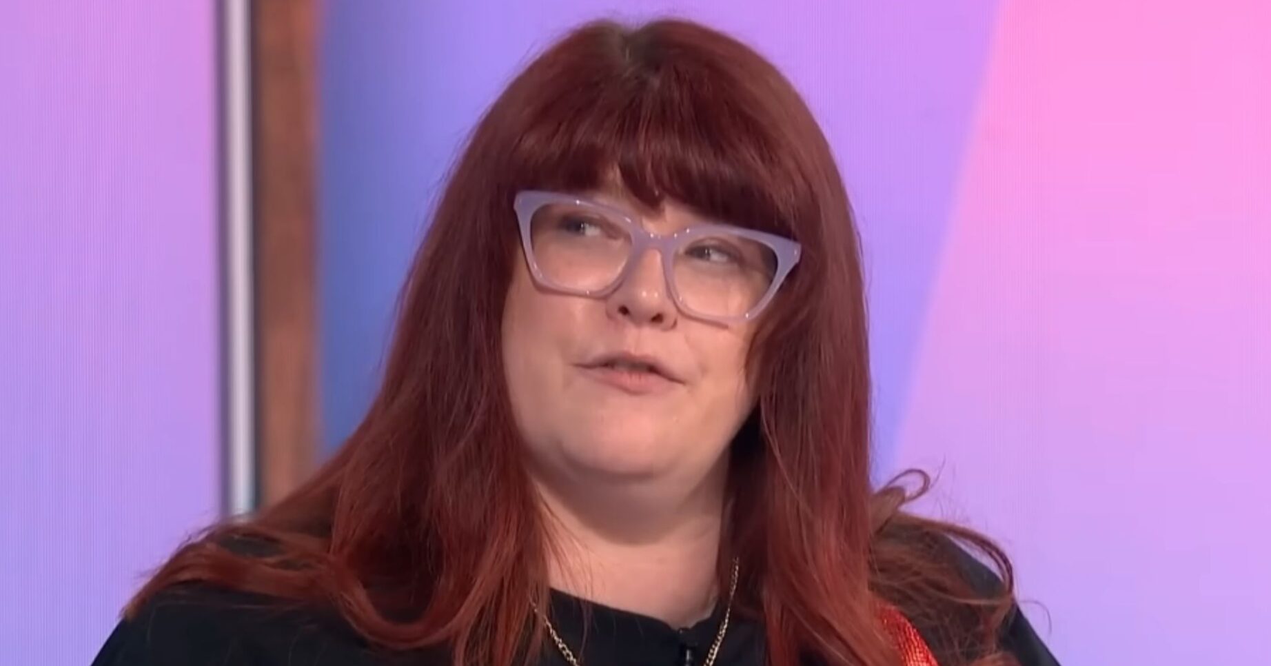 Jenny Ryan talking on Loose Women