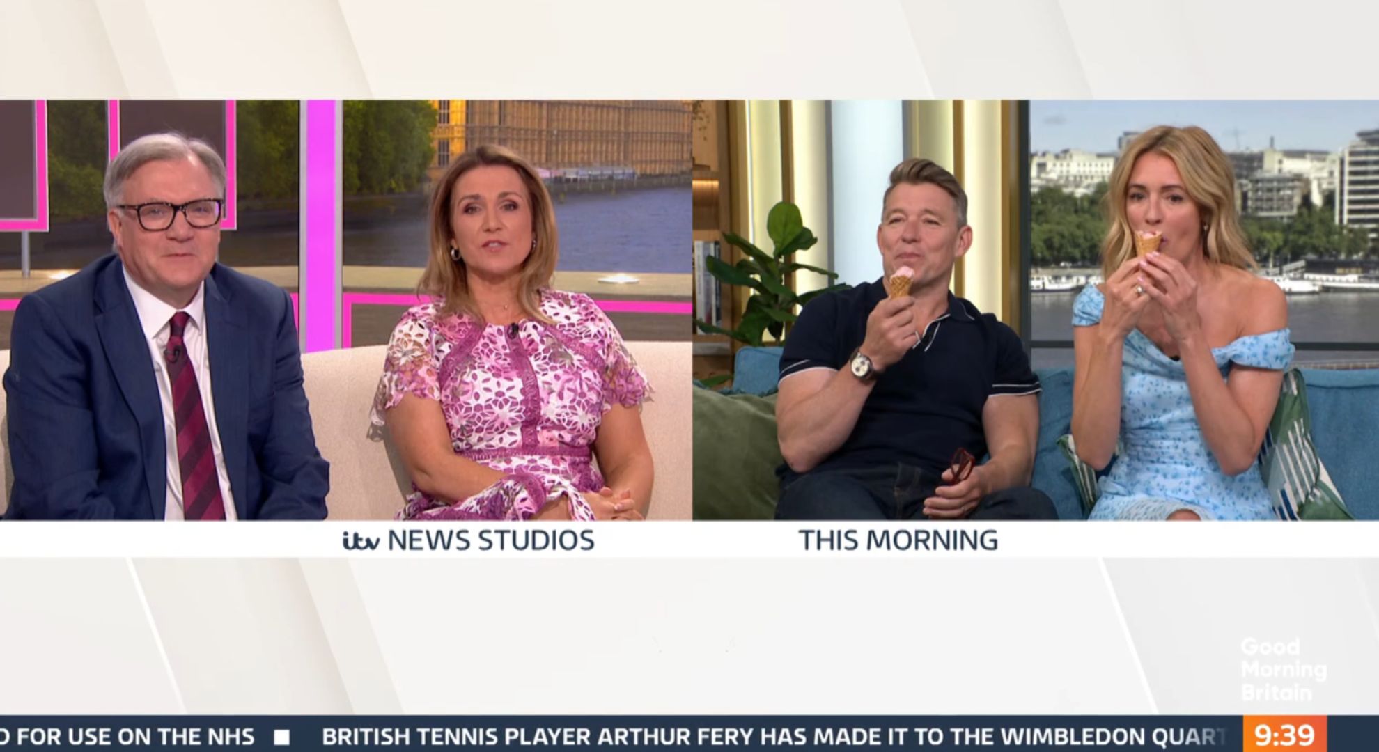 Ed Balls, Susanna Reid on GMB and Ben Shephard and Cat Deeley on This Morning