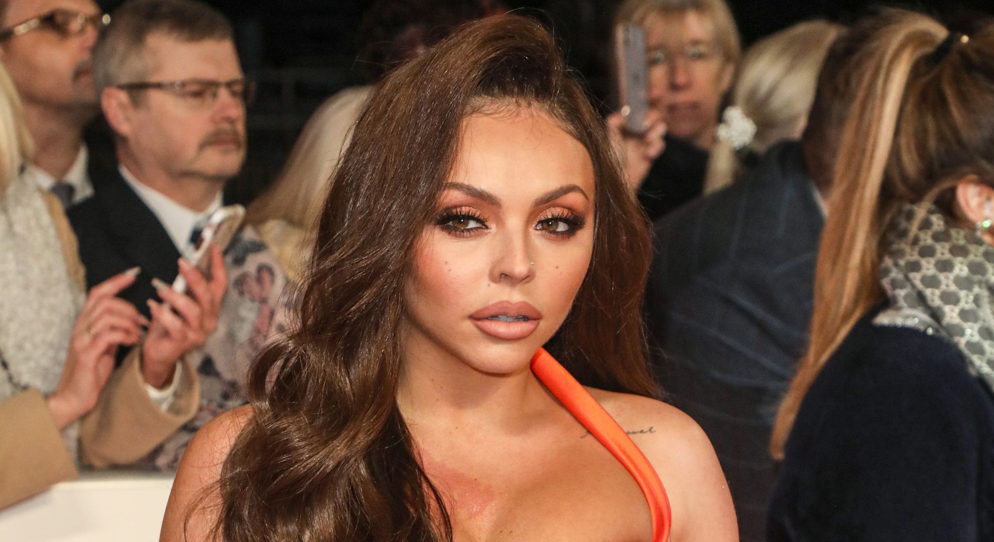 Jesy Nelson emotional as daughter sits upright in wheelchair for the first time