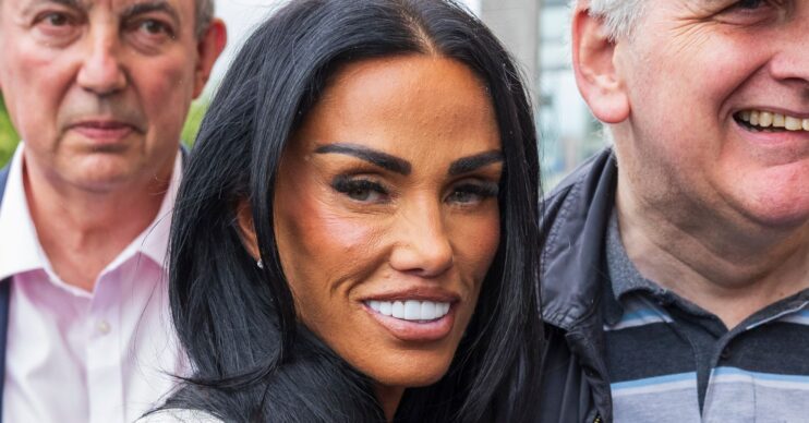 Katie Price smiling