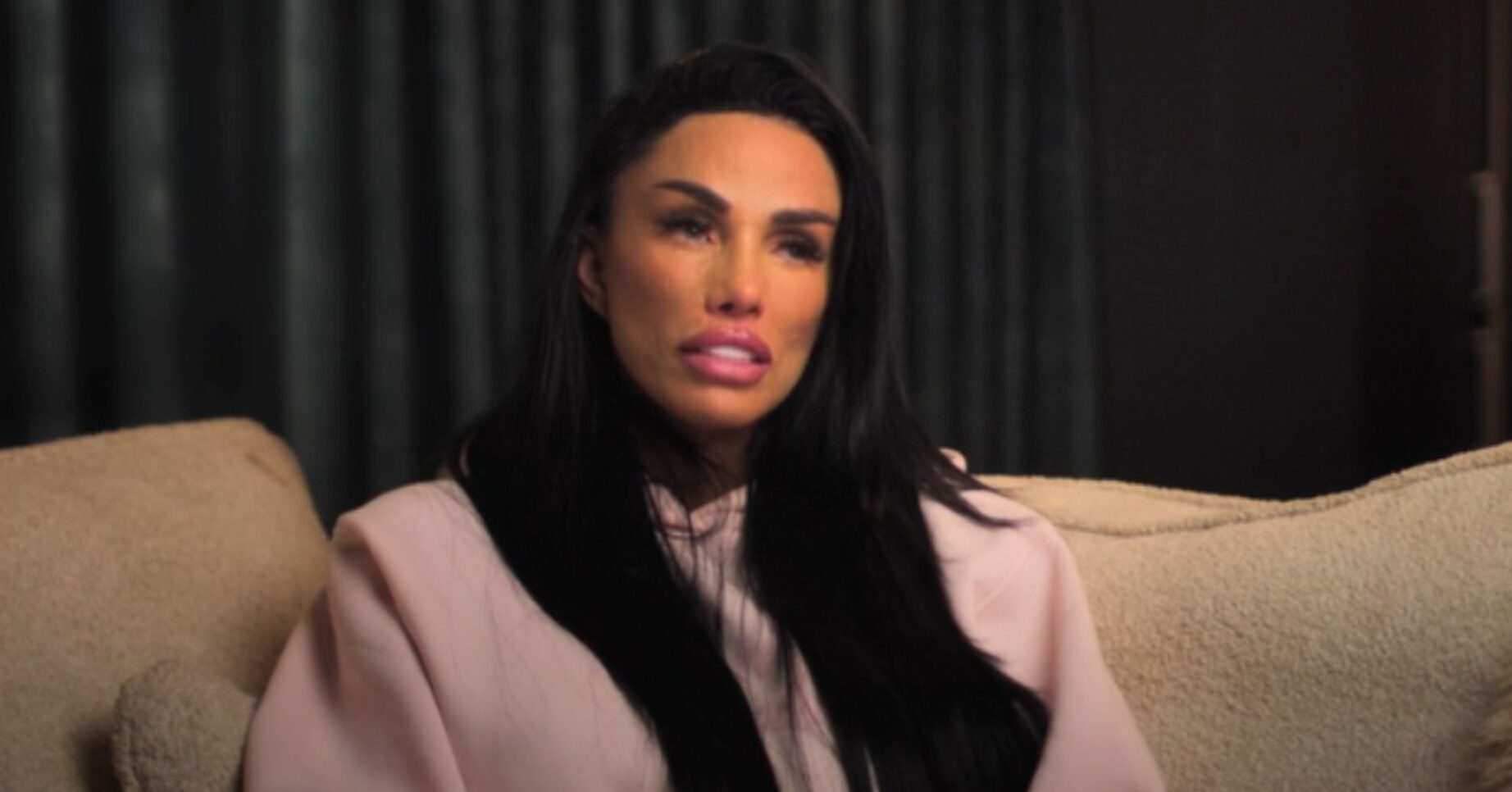 Katie Price speaking in documentary