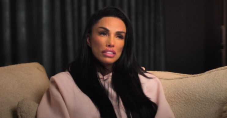 Katie Price speaking in documentary