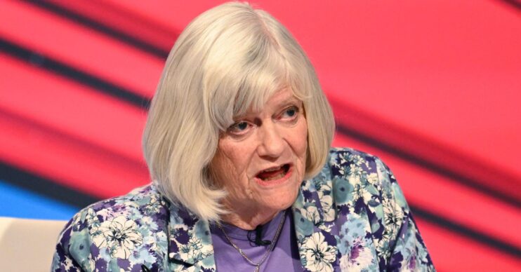 Ann Widdecombe during Channel 4 Live Election Night Coverage