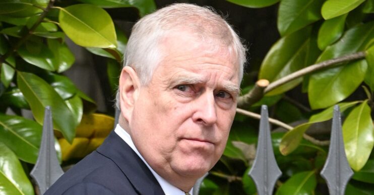 Andrew Mountbatten-Windsor at Easter service