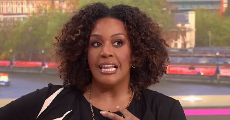 Alison Hammond speaking on GMB