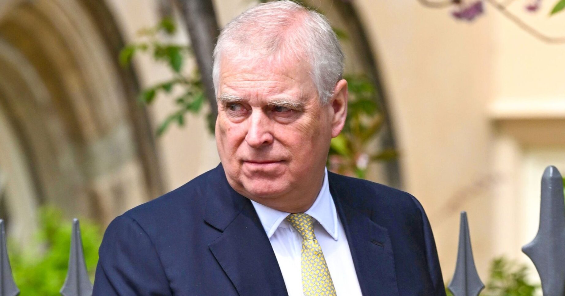 Andrew Mountbatten-Windsor frowning