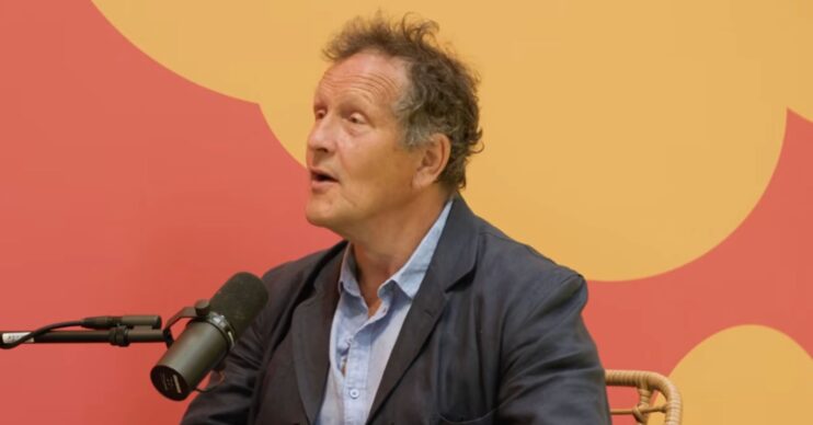 Monty Don on a podcast