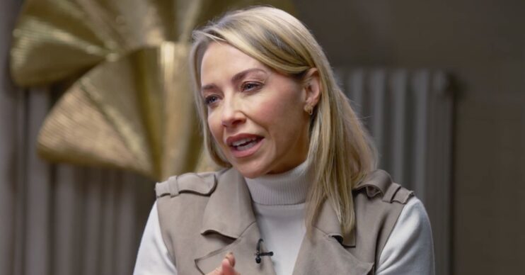Laura Hamilton on a podcast