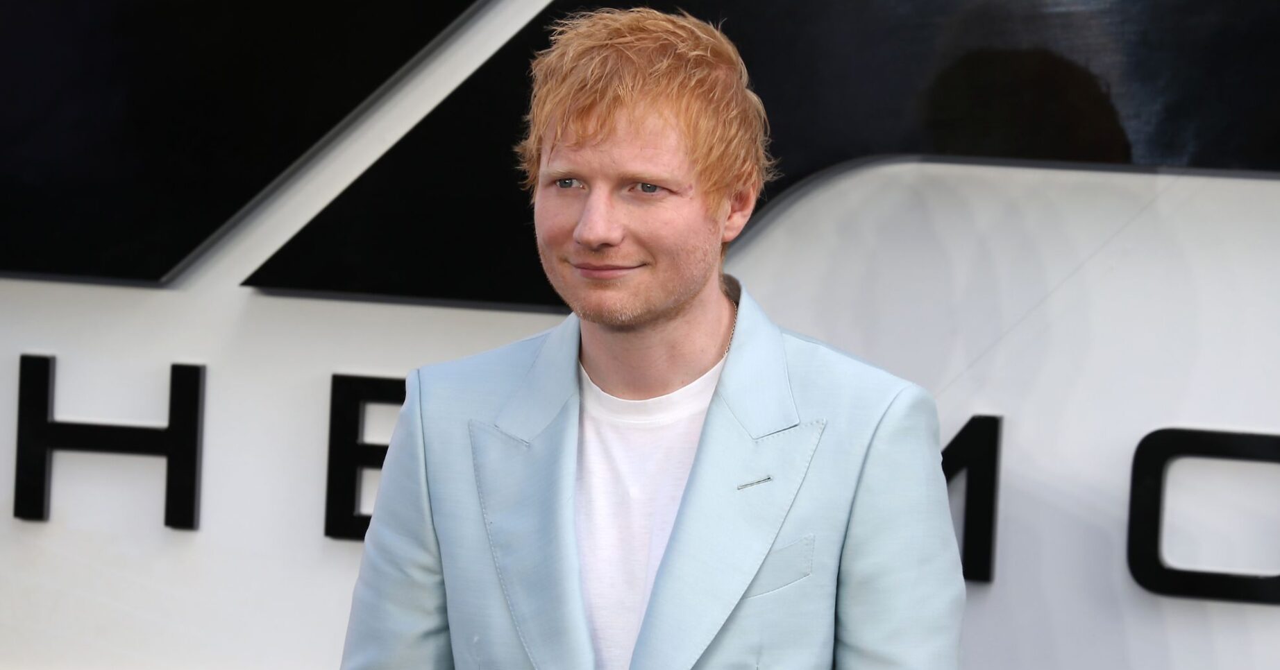 Ed Sheeran smiling