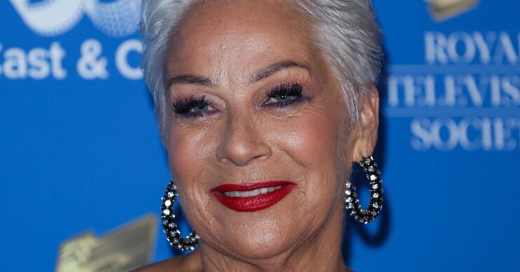 Denise Welch smiling