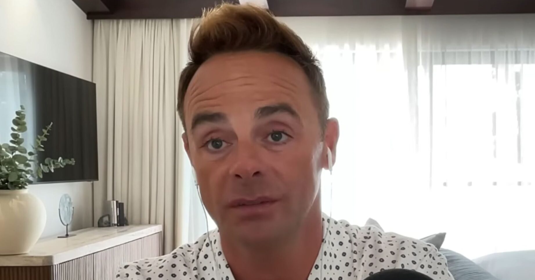 Ant McPartlin speaking on podcast