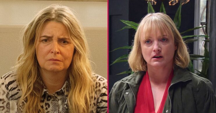 Charity and Nicola in Emmerdale (Credit: ITV)