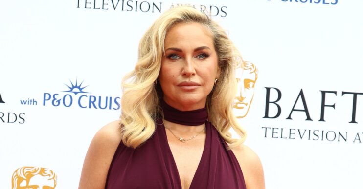Josie Gibson on the red carpet