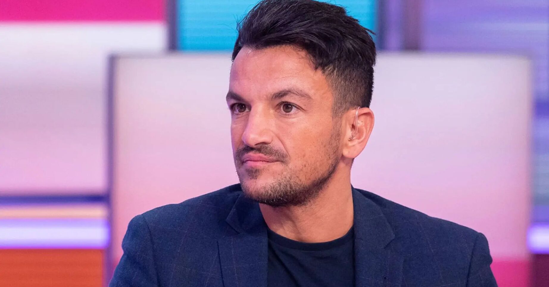Peter Andre looking in front