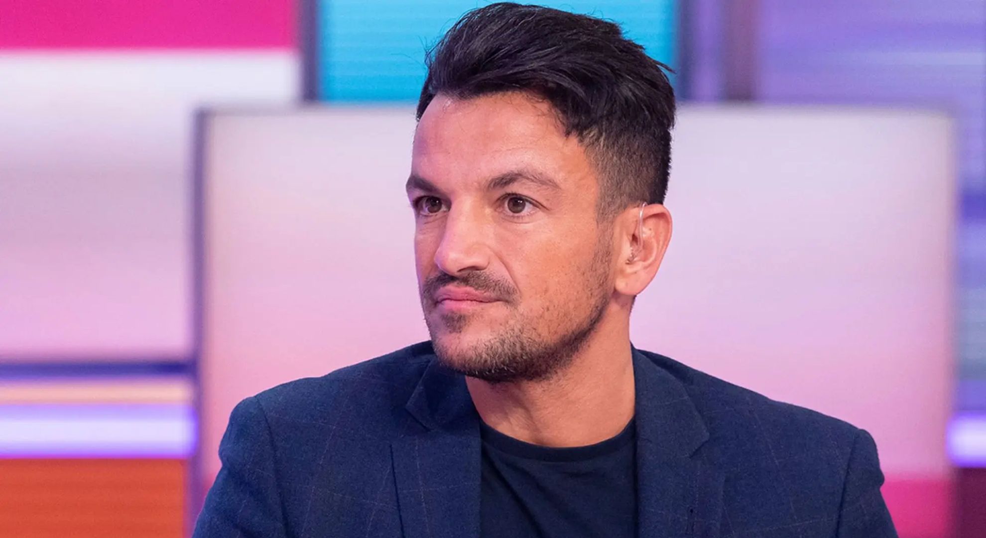 Peter Andre looking in front