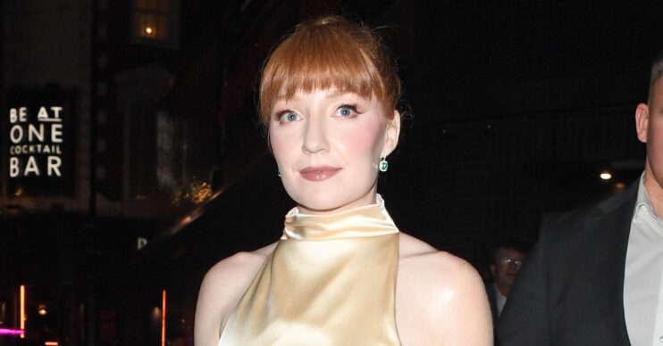Nicola Roberts looking in front
