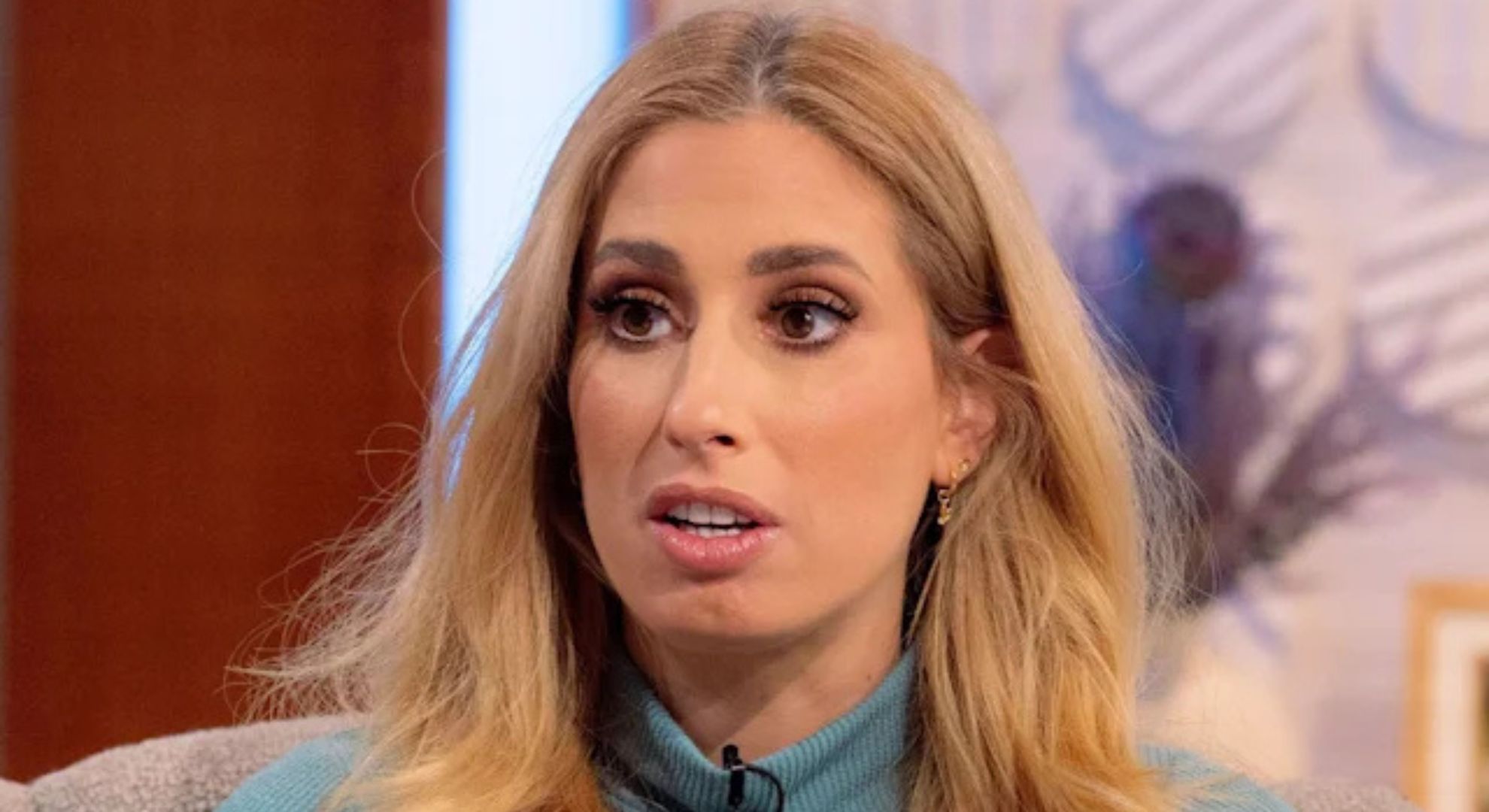Stacey Solomon is red hot in low-cut figure-hugging swimsuit that ‘lifted up my heavy boobs’