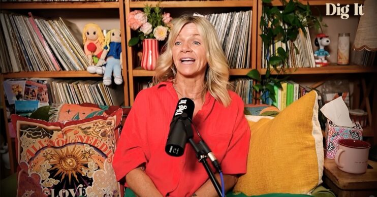 Zoe Ball talking