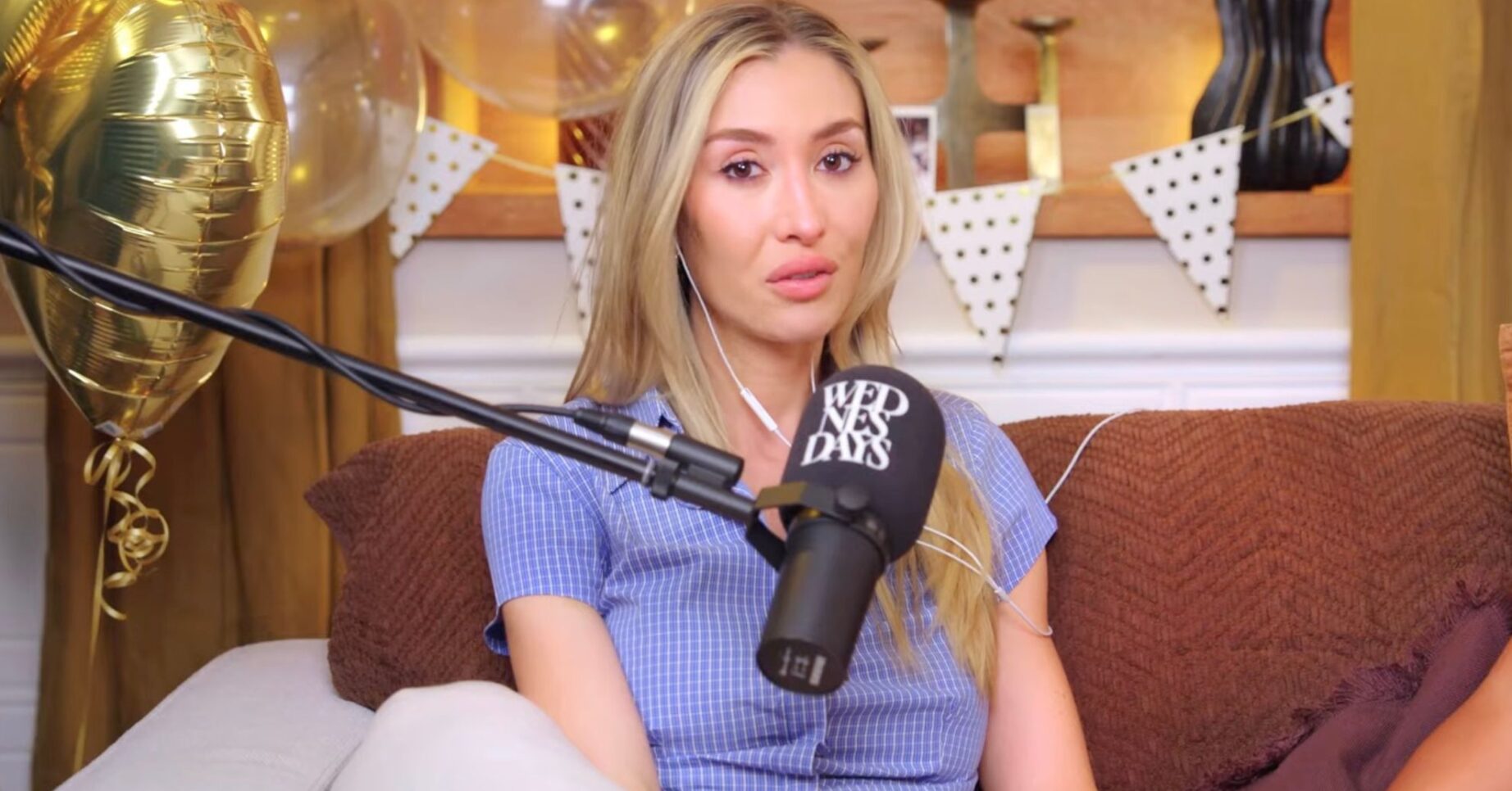 Sophie Habboo on her podcast