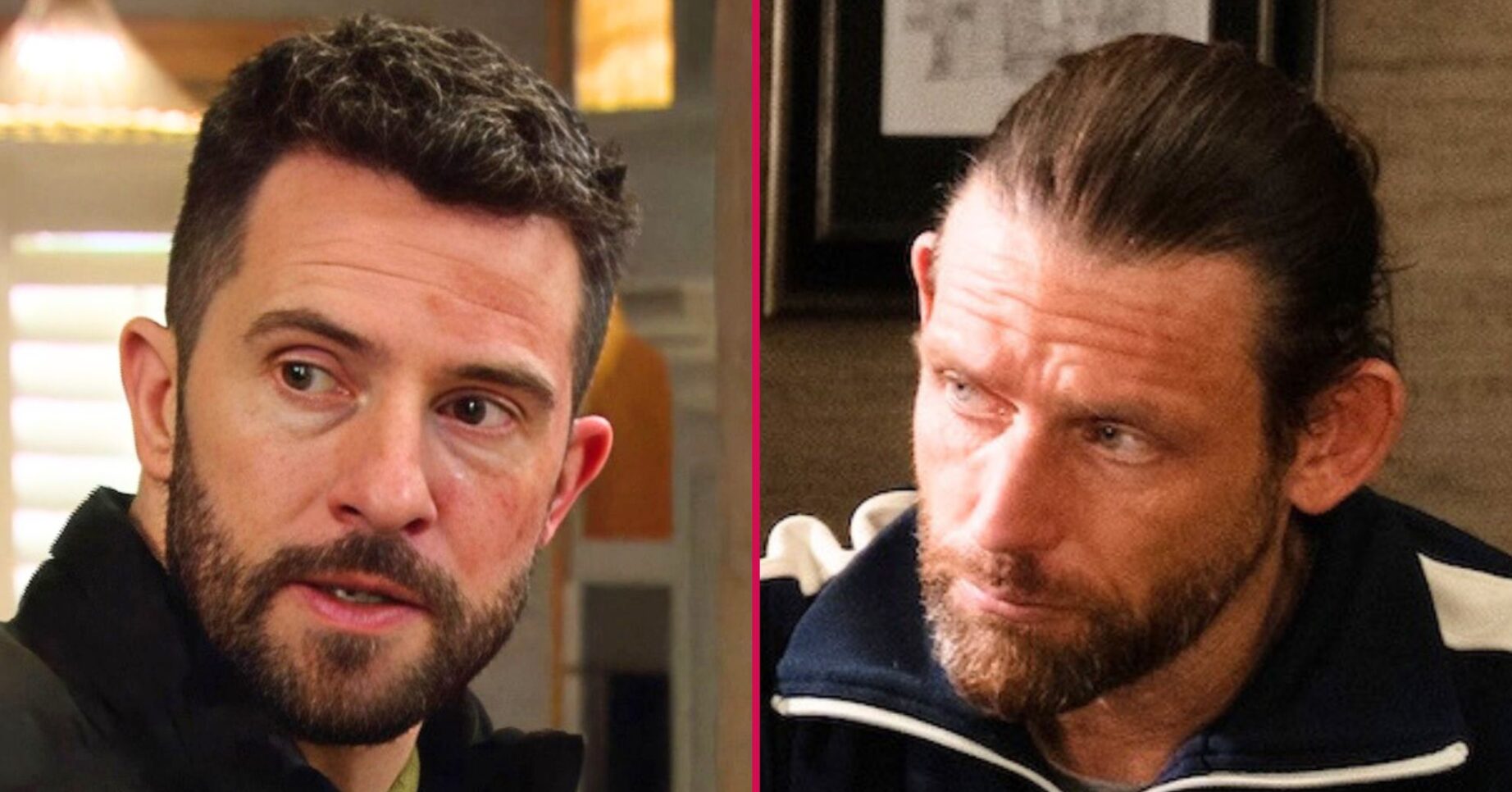 Ross and Kev split image for Emmerdale