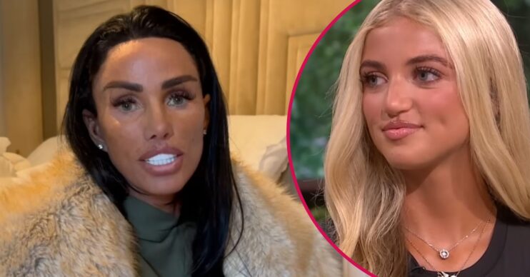 ED composite of Katie Price on YouTube channel and daughter Princess on This Morning