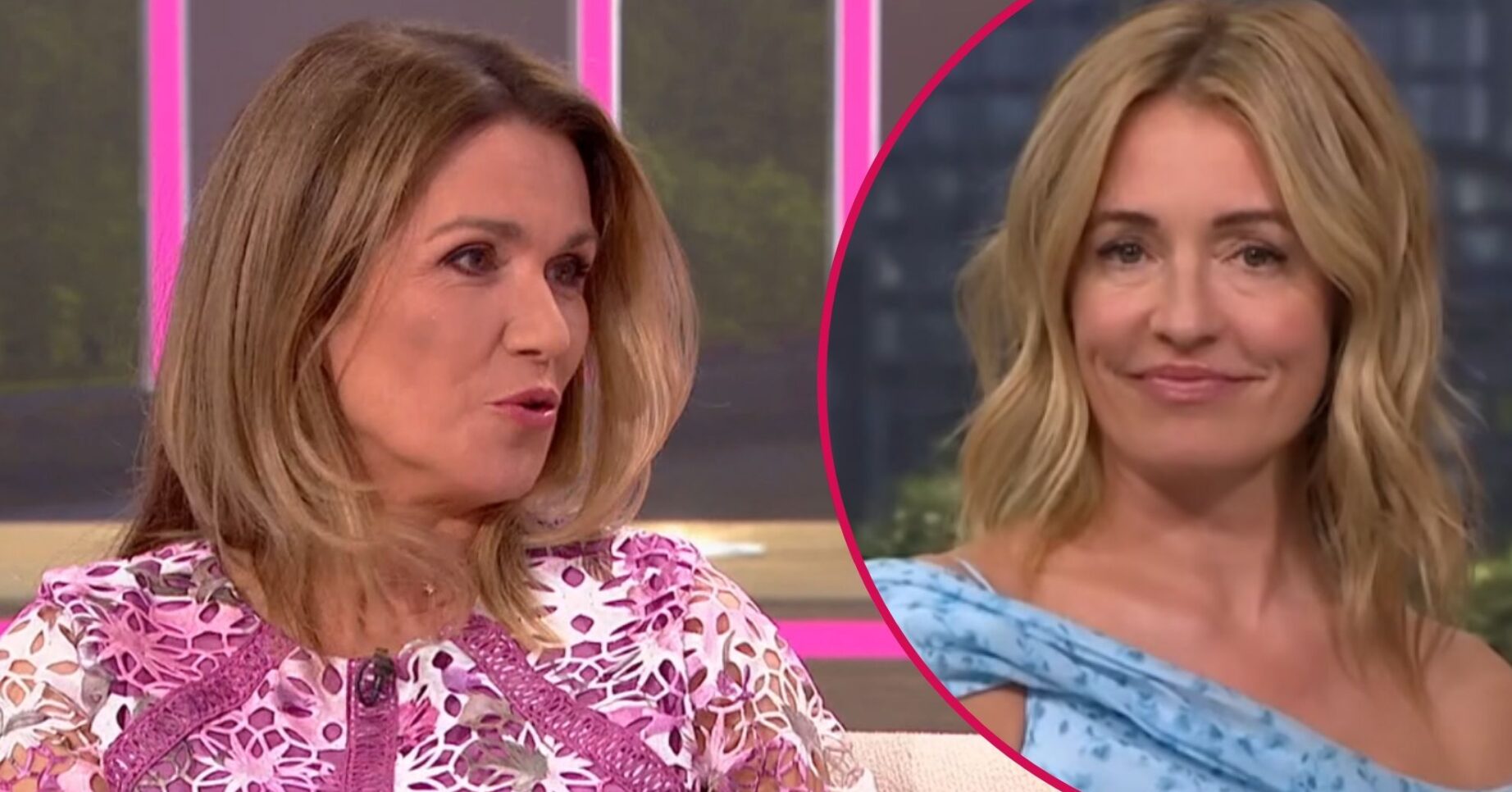 ED composite of Susanna Reid on GMB and Cat Deeley on This Morning