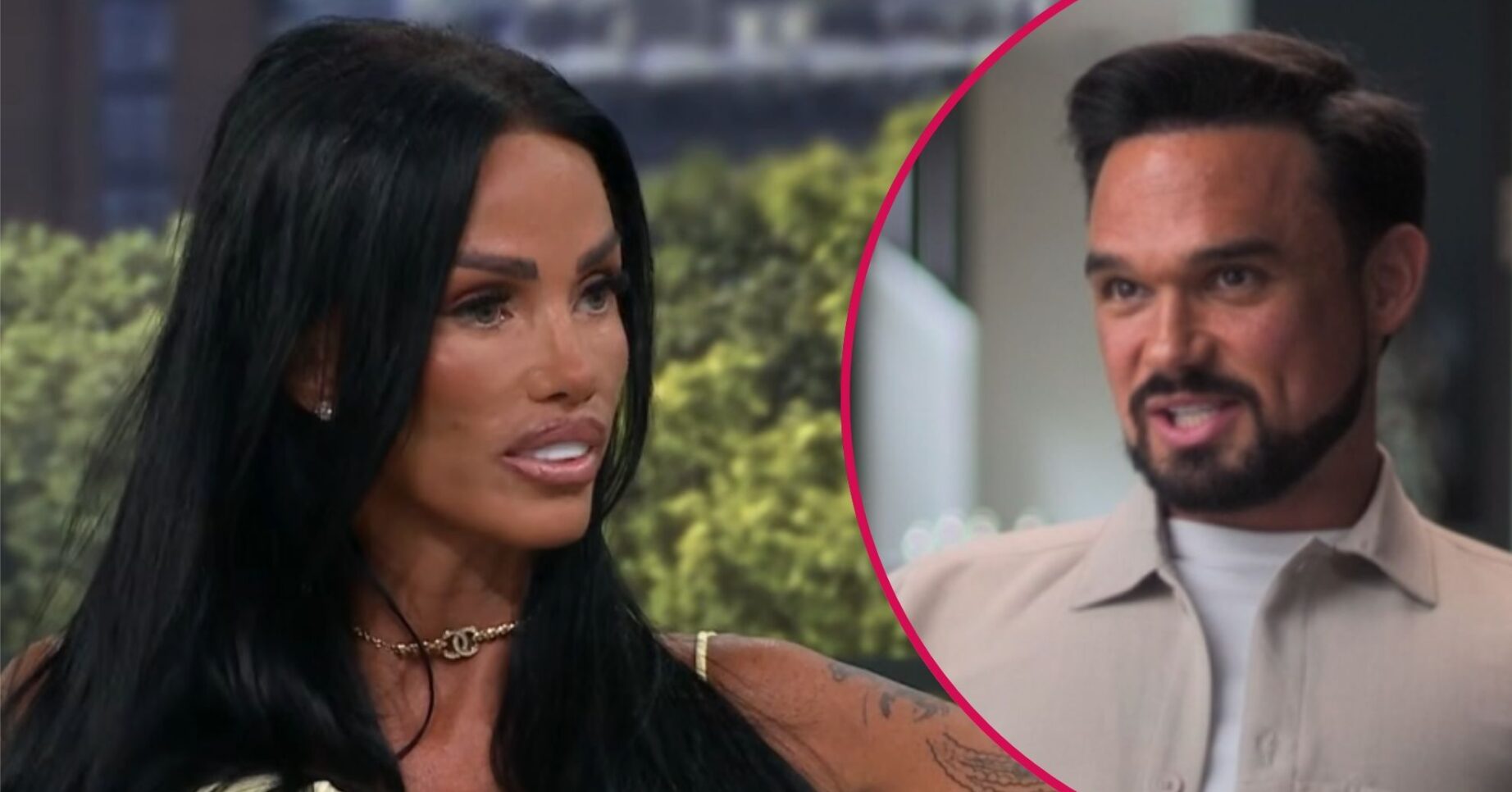 ED composite of Katie Price on This Morning and Gareth Gates in documentary