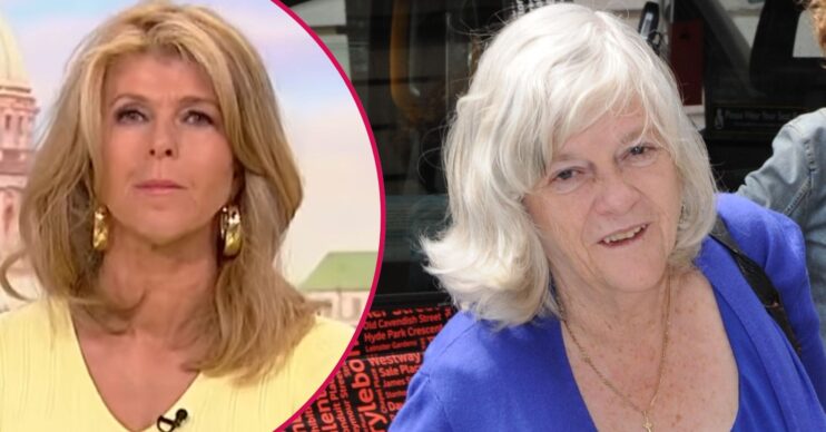 ED composite of Kate Garraway on GMB and Ann Widdecombe smiling