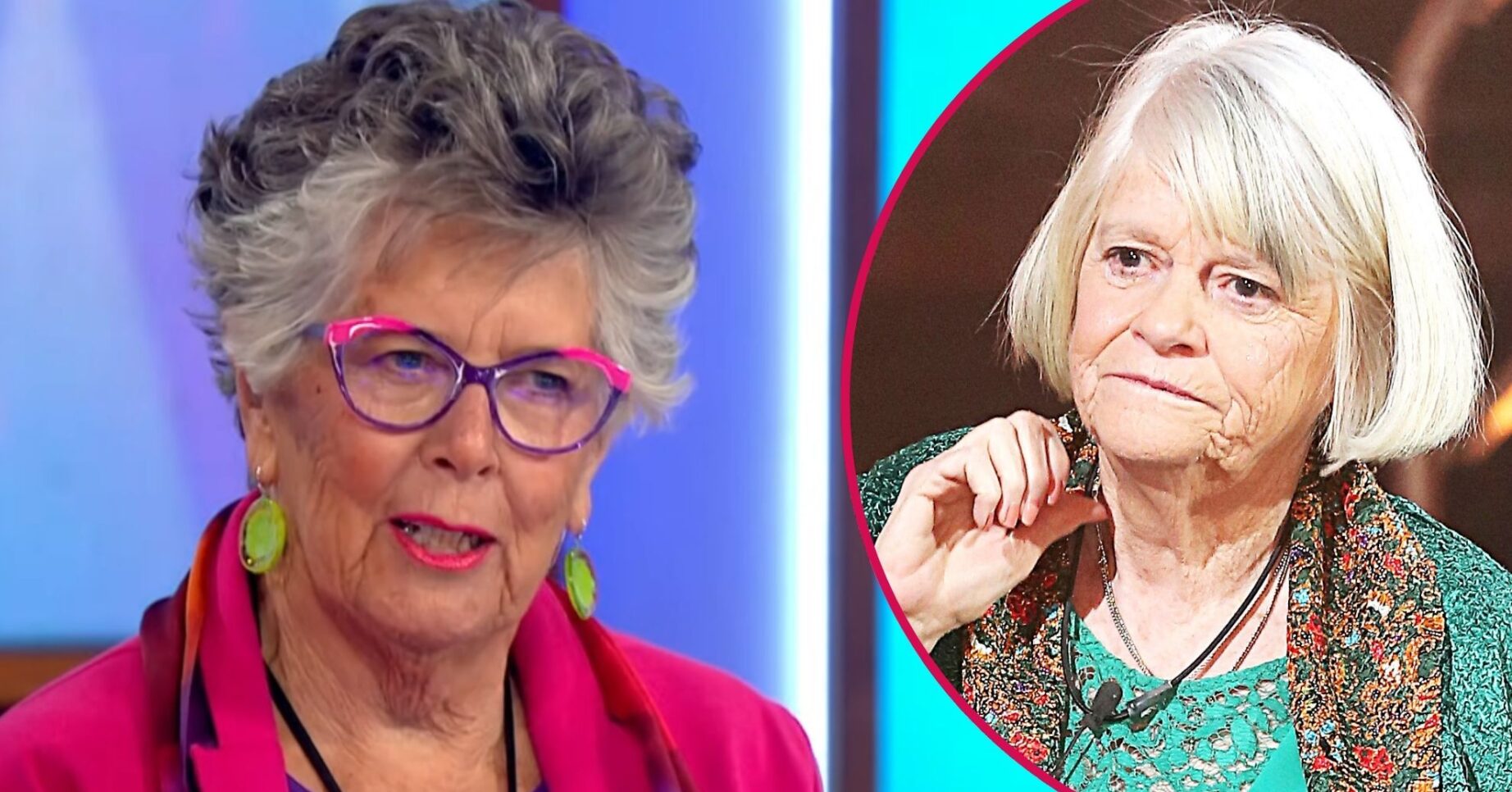 ED composite of Prue Leith on Loose Women and Ann Widdecombe on Celebrity Big Brother