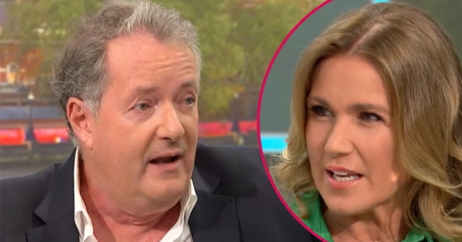 ED composite of Susanna Reid and Piers Morgan on GMB