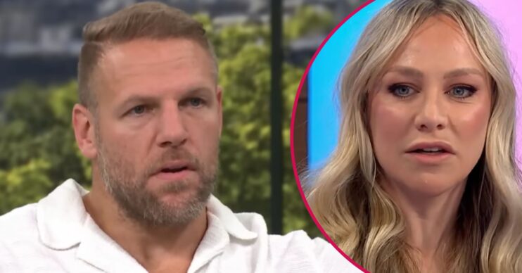 ED composite of James Haskell and Chloe Madeley talking on This Morning and Loose Women
