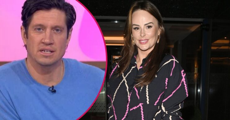 Vernon Kay on Loose Women/Rhian Sugden smiling