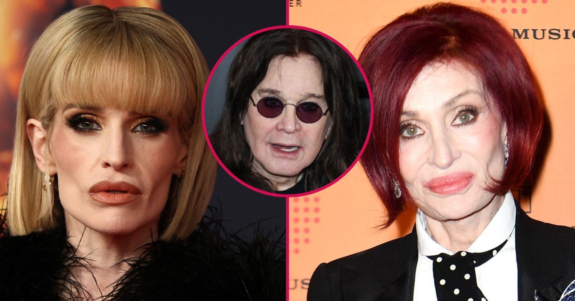 Kelly, Ozzy and Sharon Osbourne