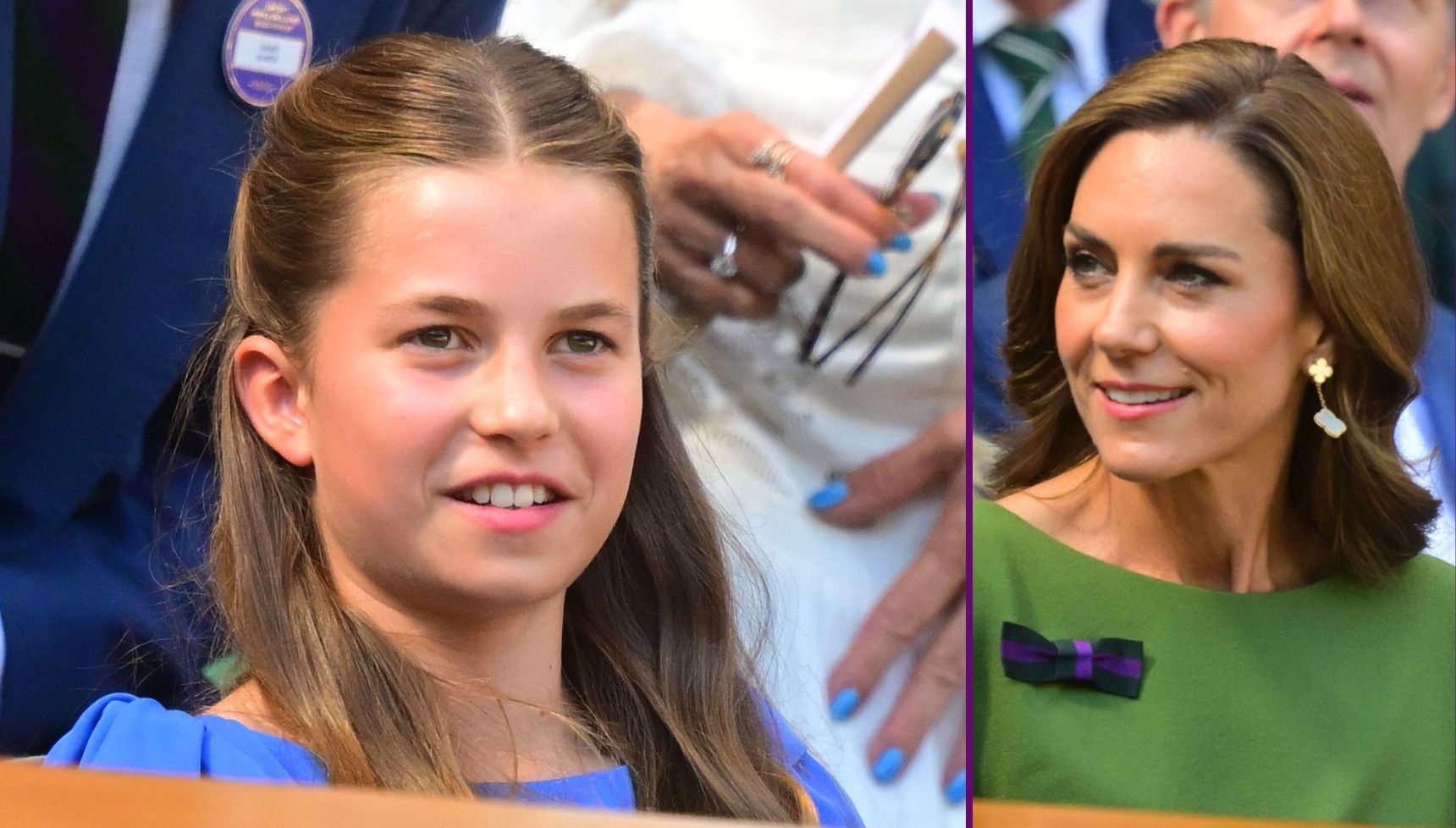 Princess Charlotte and Prince George join William and Kate at Wimbledon