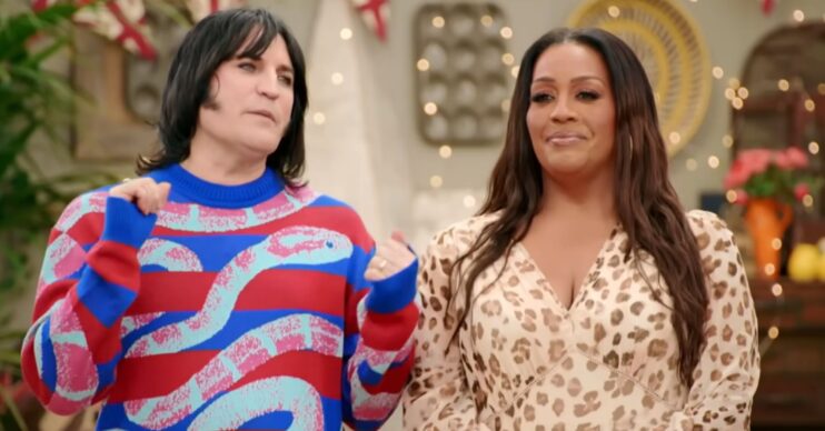 Noel Fielding and Alison Hammond on Bake Off
