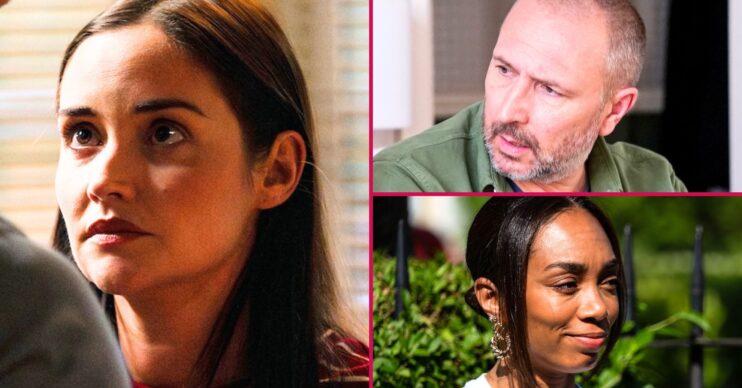 EastEnders' Lauren, Ross, Chelsea