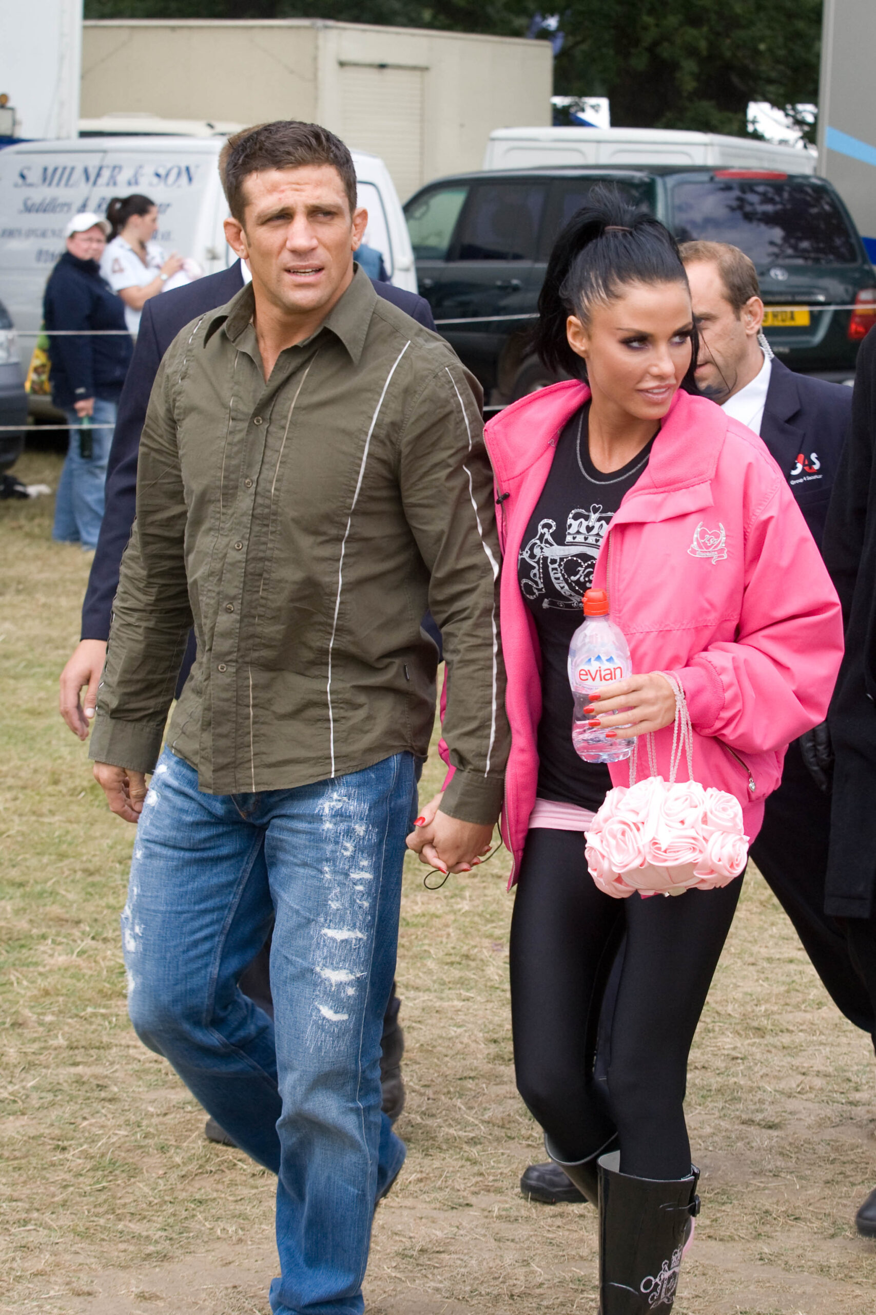 Alex Reid and Katie Price at Burghley Horse Trials, in 2009