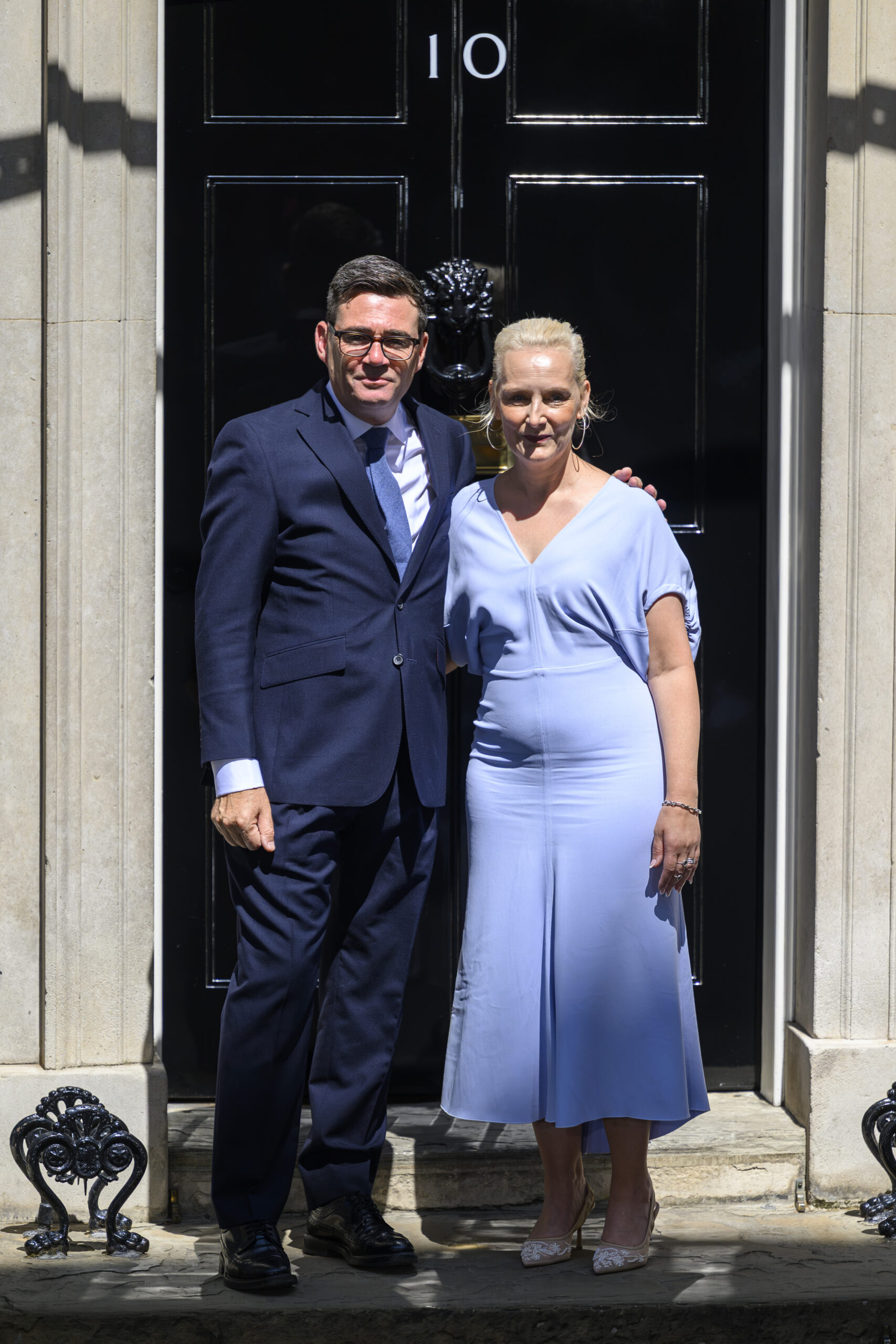 Andy Burnham and Marie-France van Heel