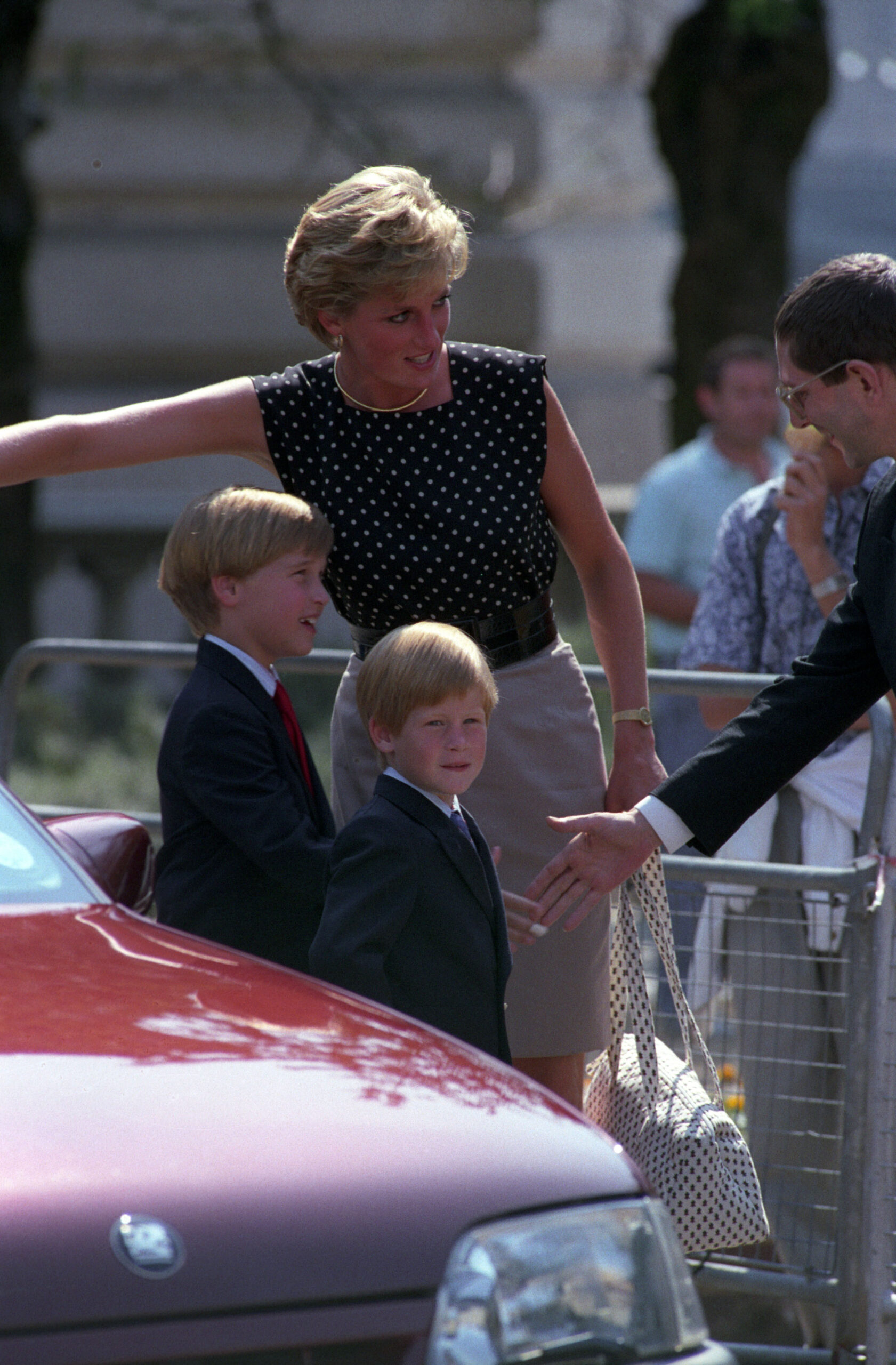 Diana Princess of Wales Takes Her Sons Prince William and Harry to the Cirque Du Soleil 