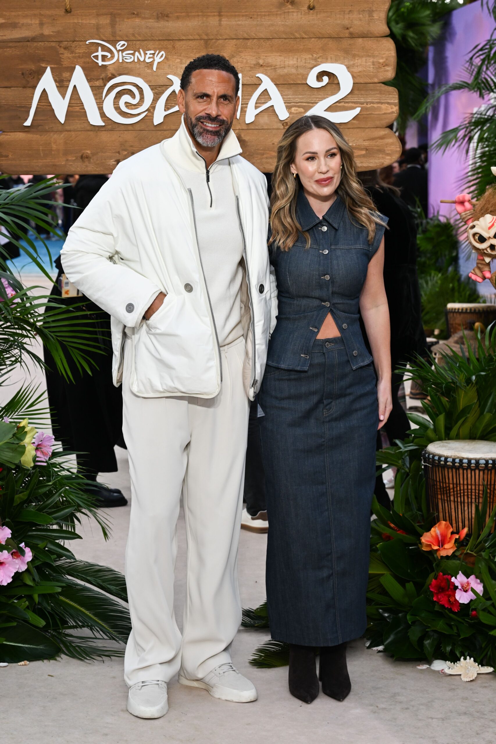 Rio and Kate Ferdinand at the 'Moana 2' film premiere