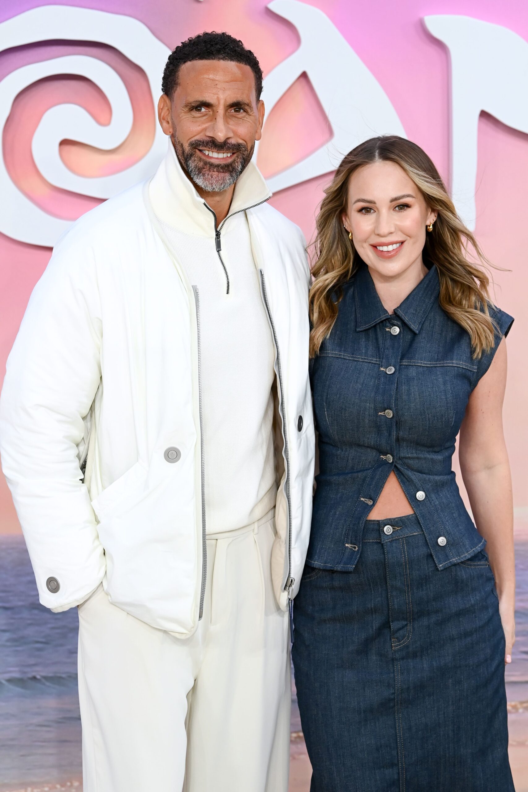 Kate and Rio Ferdinand at Moana premiere