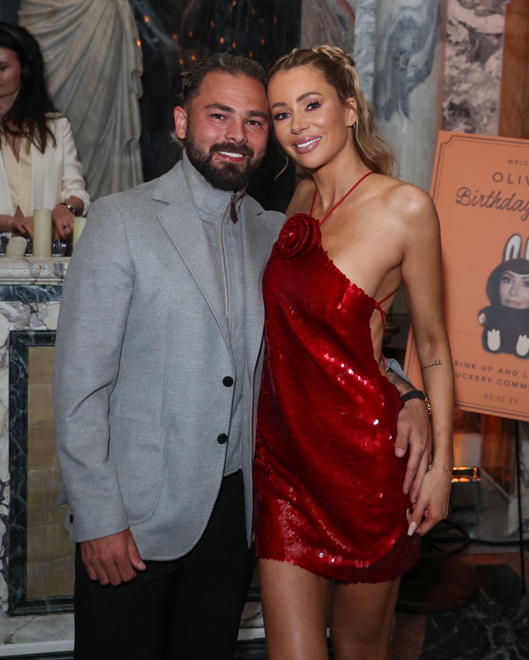 Bradley Dack and Olivia Attwood