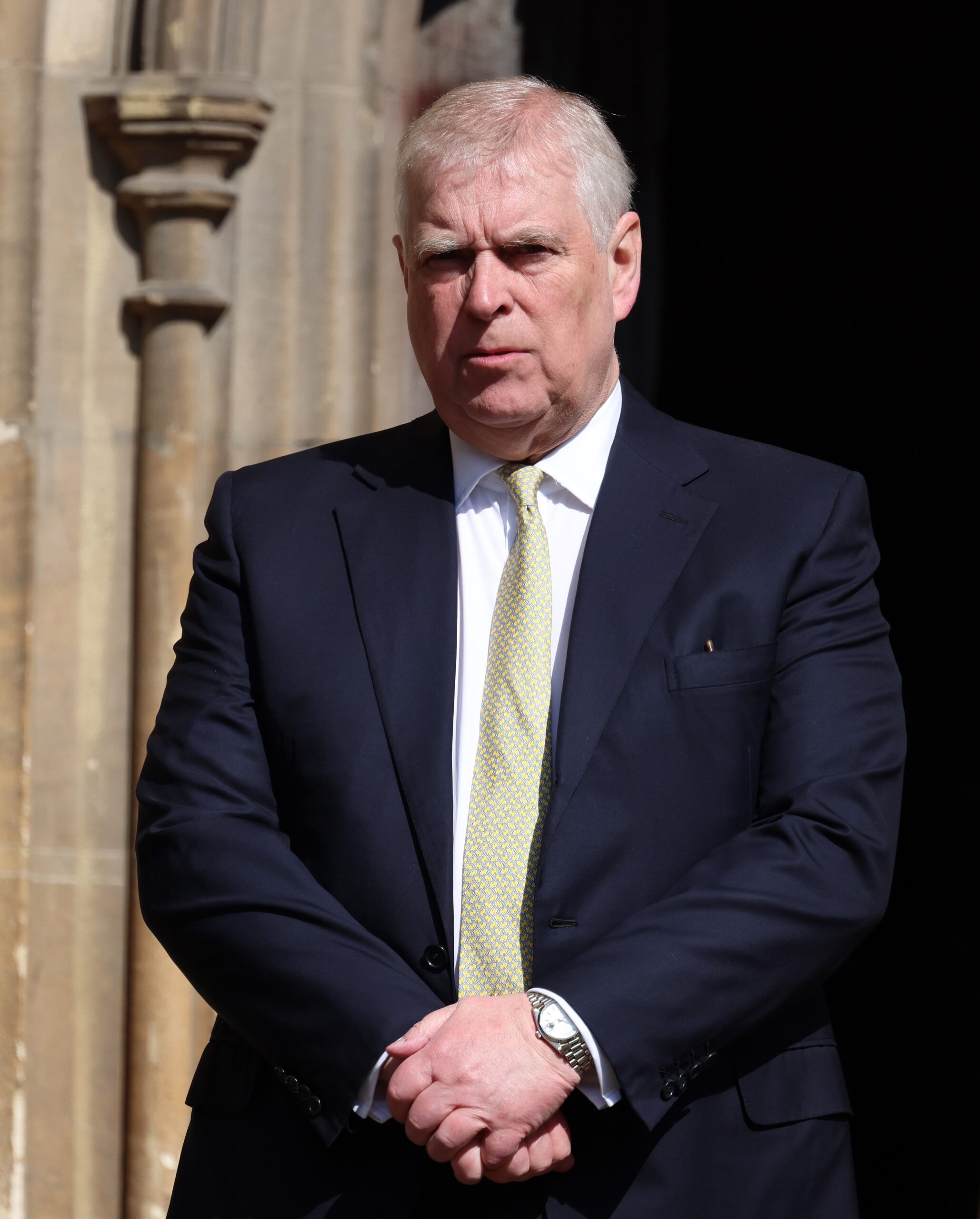 Andrew Mountbatten-Windsor at Easter service