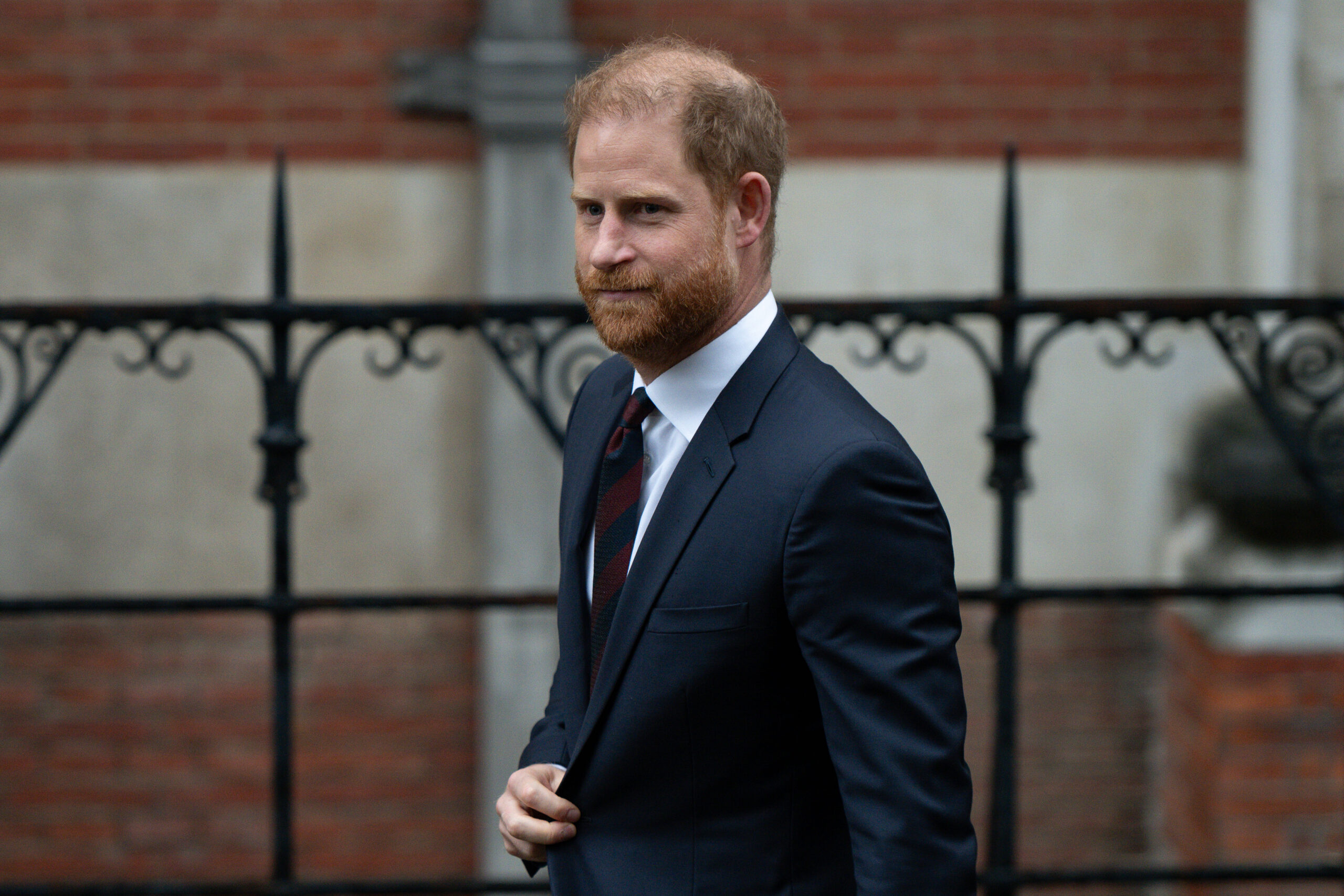 Prince Harry departs court amid legal battle