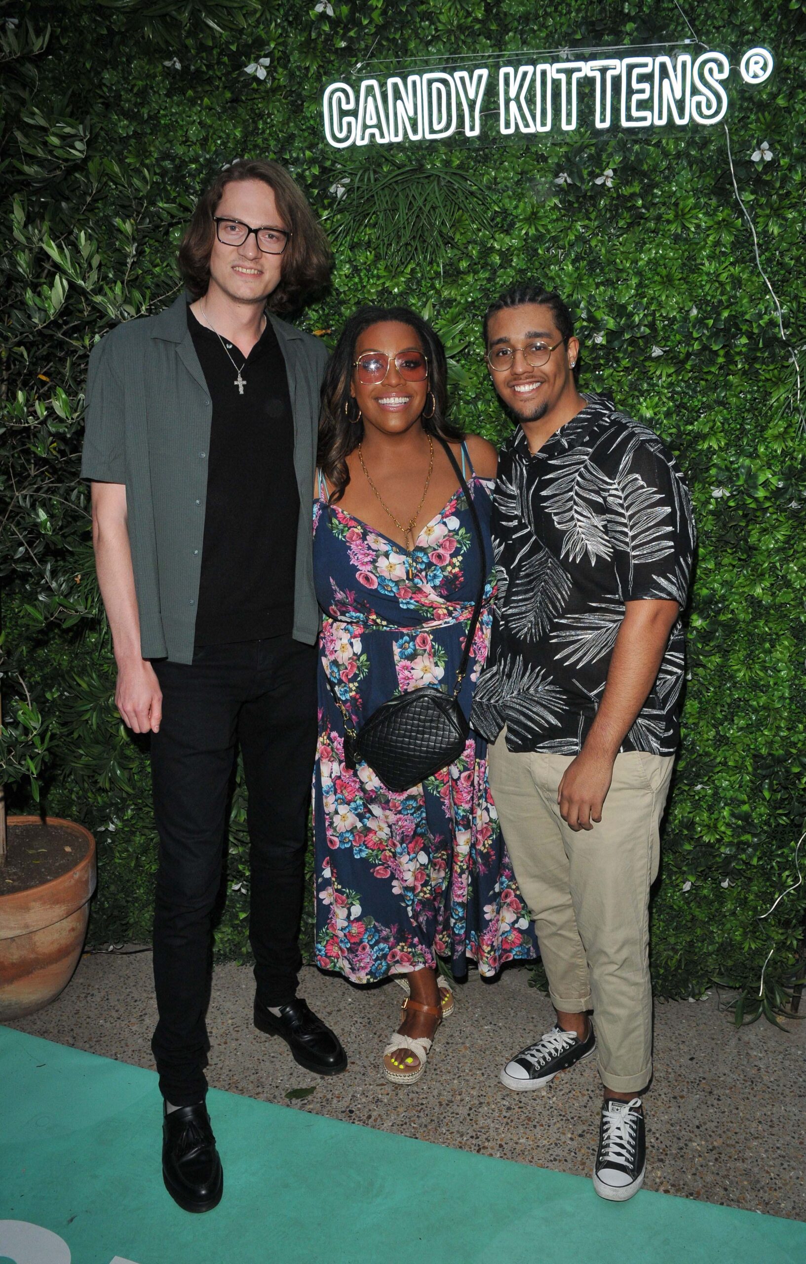 Alison Hammond, David Puttnam and son Aidan at event