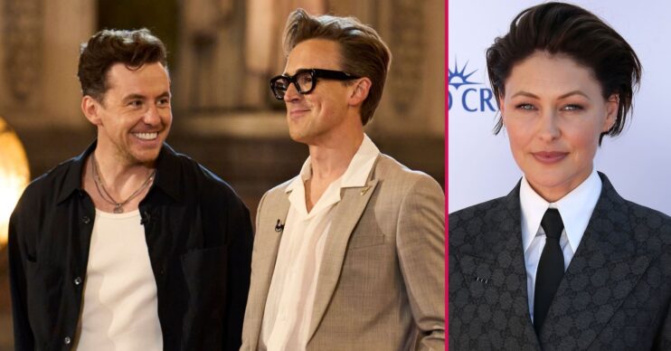 ED composite of Danny Jones and Tom Fletcher on The Voice and Emma Willis at BAFTAs