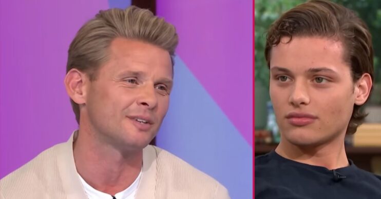 ED composite of Jeff Brazier on Loose Women and son Bobby on This Morning