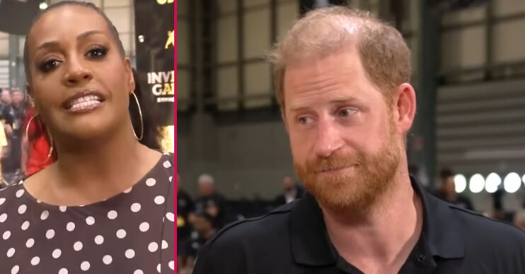 ED composite of Alison Hammond and Prince Harry on This Morning