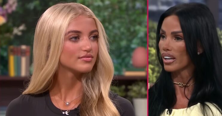 ED composite of Princess Andre and Katie Price on This Morning